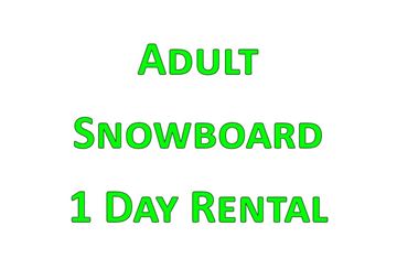 Picture of Adult Full Snowboard Setup 1 Day Rental