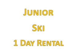 Picture of Junior Full Ski Setup 1 Day Rental