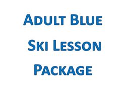 Picture of Adult Blue Ski Lesson Package