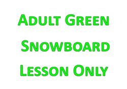 Picture of Adult Green Snowboard Lesson Only