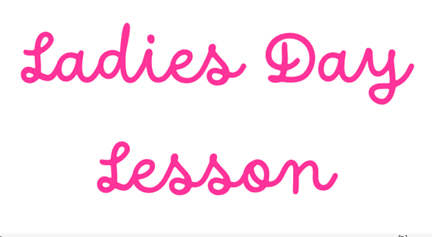 Picture of Ladies Day Lesson Only