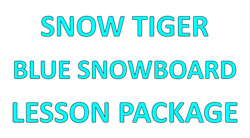 Picture of Snow Tiger Blue Snowboard Lesson Package