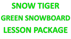 Picture of Snow Tiger Green Snowboard Package