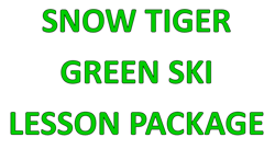 Picture of Snow Tiger Green Ski Lesson Package