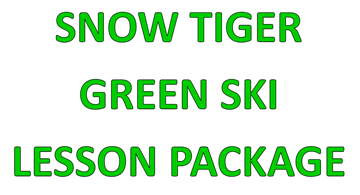 Picture of Snow Tiger Green Ski Lesson Package