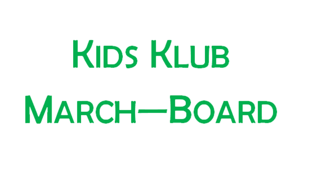 Picture of Kids Klub March - BOARD