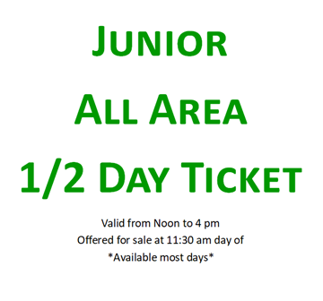 Picture of Junior All Area 1/2 Day Ticket